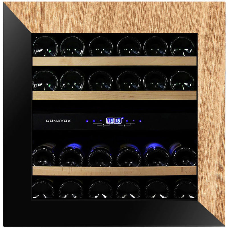 Dunavox - 25 Bottle Dual Zone Integrated Wine Cooler - DAVG-25.63DOP.TO