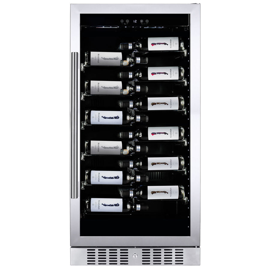 Dunavox 70 Bottle Single Zone Wine Cooler - DX-70.258SS
