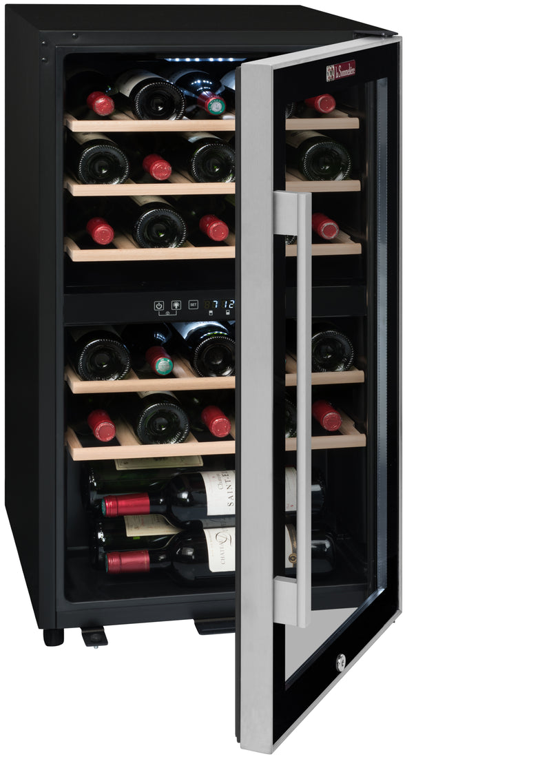 La Sommeliere - 29 Bottle Dual Zone Wine Cooler - ECS31.2Z