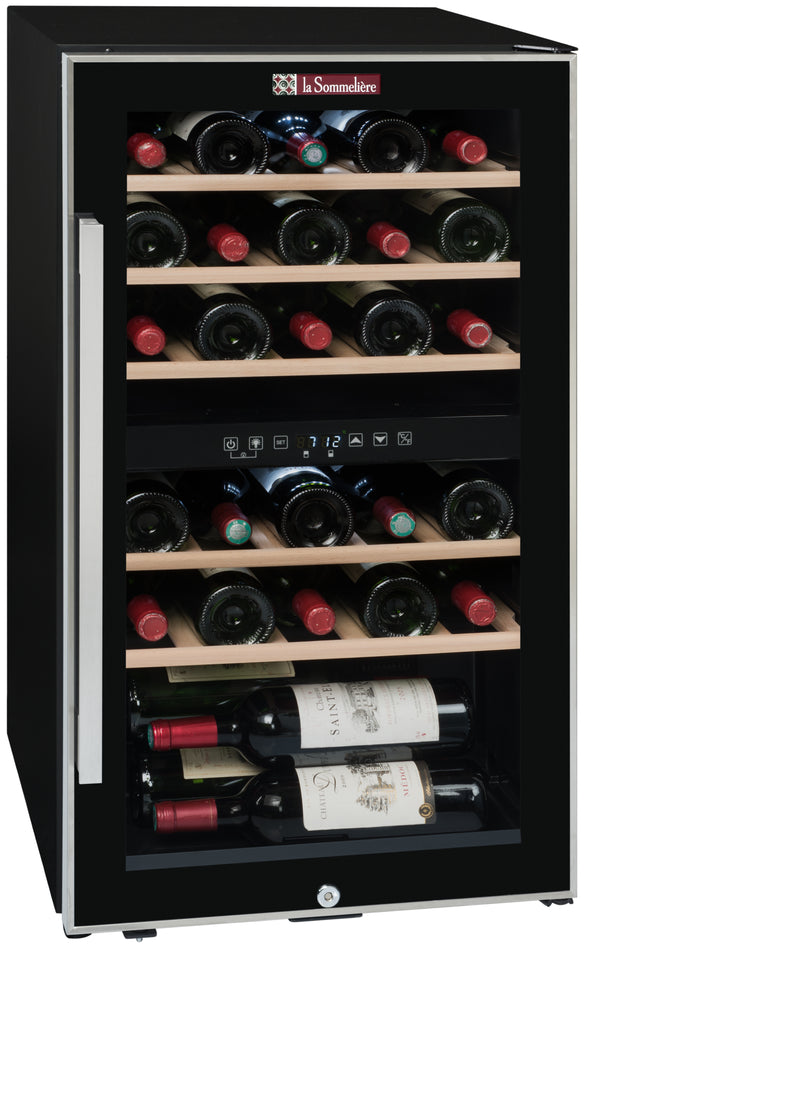 La Sommeliere - 29 Bottle Dual Zone Wine Cooler - ECS31.2Z