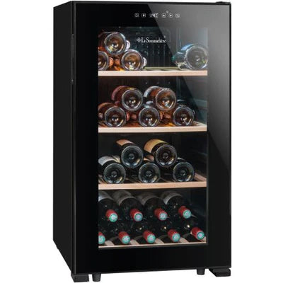 La Sommeliere - 52 Bottle Single Zone Wine Cooler - LS52BLACK