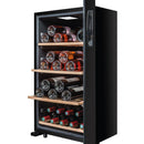 La Sommeliere - 52 Bottle Single Zone Wine Cooler - LS52BLACK