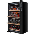 La Sommeliere - 52 Bottle Single Zone Wine Cooler - LS52BLACK