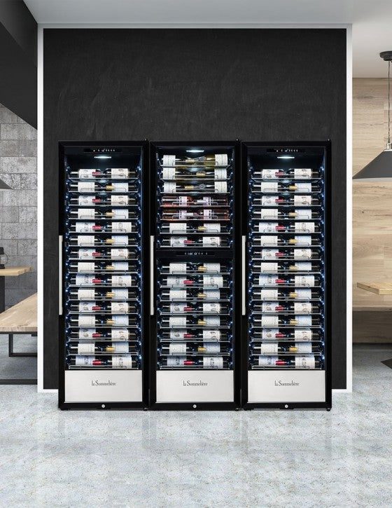 La Sommeliere - 152 Bottle Dual Zone Wine Cabinet - PRO160DZ