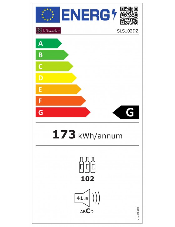 La Sommeliere - Service 102 Bottle Dual Zone Wine Cooler - SLS102DZ