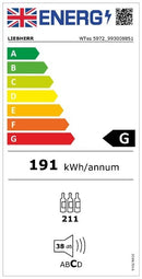 Liebherr WTes 5972 211 Bottle Wine Cooler Energy Rating