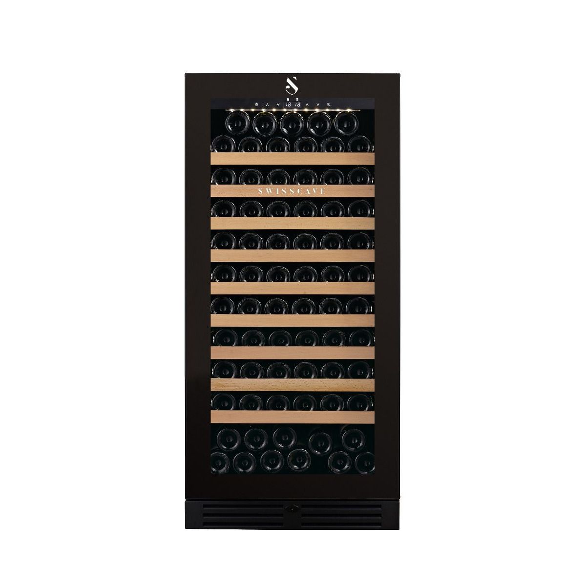 Swisscave - Premium Edition 124 Bottle Single Zone Wine Cooler - WLB-360F-MIX