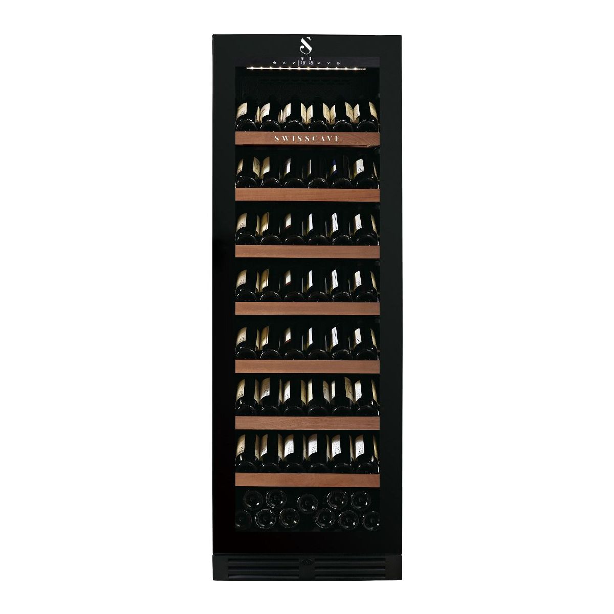 Swisscave - Luxury Edition 140 Bottle Single Zone Wine Cooler - WLB-460FLD-MIX
