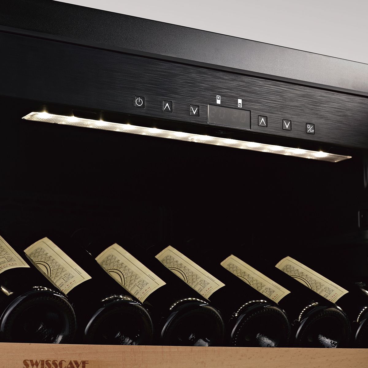 Swisscave - Premium Edition 147-163 Bottle Single Zone Wine Cooler - WLB-460FHU-MIX