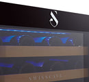 Swisscave - Classic Edition 107 Bottle Dual Zone Wine Cooler - WL355DF