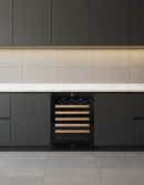 Swisscave - Classic Edition 40 Bottle Dual Zone Wine Cooler - WL155DF