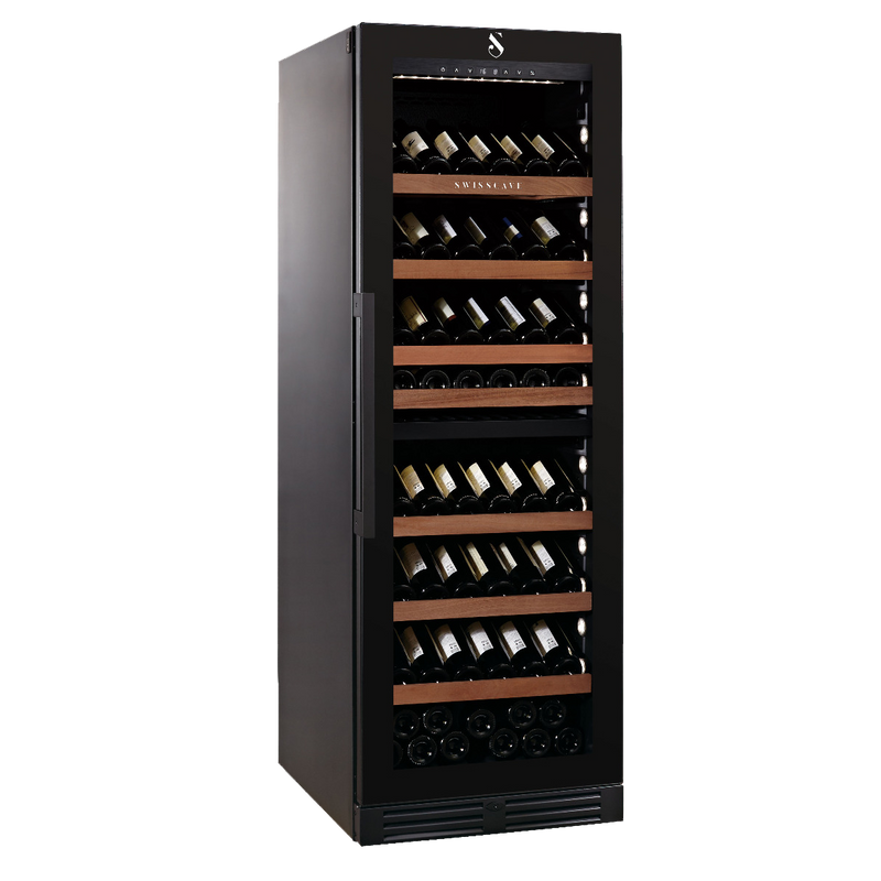 Swisscave - Premium Edition MIX 163 Bottle Dual Zone Wine Cooler - WLB-460DFLD-MIX