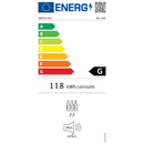 Swisscave - Premium Kitchen Integrated 24 Bottle Single Zone Wine Cooler - WLI-60F