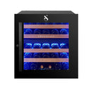 Swisscave - Premium Kitchen Integrated 29 Bottle Dual Zone Wine Cooler - WLI-90DF