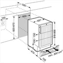 Liebherr - Vinidor 34 Bottle Dual Zone Wine Cooler - UWTes 1672