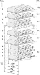 Liebherr - 51 Bottle Dual Zone Integrated Wine Cooler - EWTgb 2383