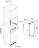 Avintage - 52 Bottle Dual Zone Integrated Wine Cooler - AVI48CDZA