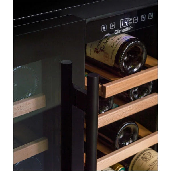 Climadiff - 40 Bottle Dual Zone Wine Cooler - CBU40D1B
