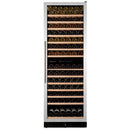 Dunavox DX-166.428SDSK - 166 Bottle Freestanding/Built-In Dual Zone Wine Cabinet