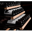 Dunavox DX-166.428DBK - 166 Bottle Freestanding/Built-In Dual Zone Wine Cabinet