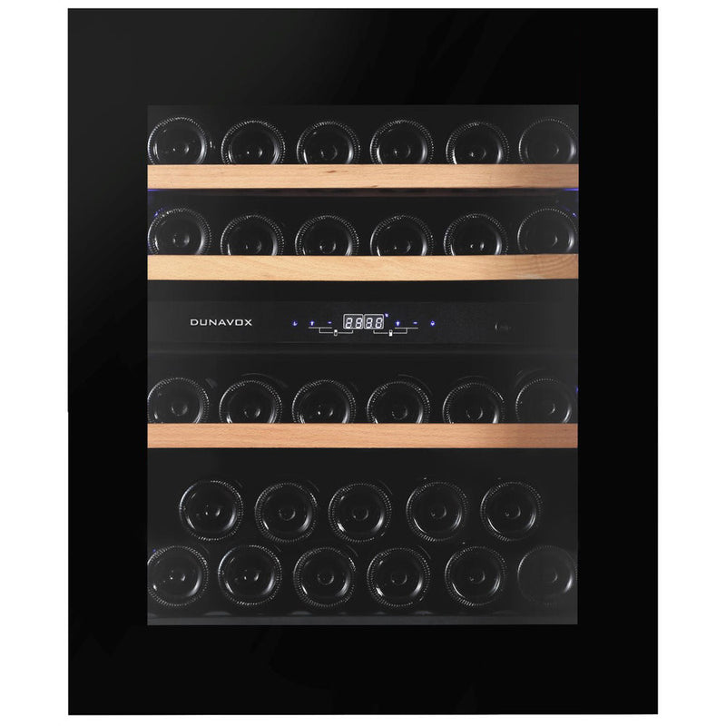 Dunavox - 32 Bottle Glance-32 Dual Zone Integrated Wine Cooler - DAVG-32.80DB.TO