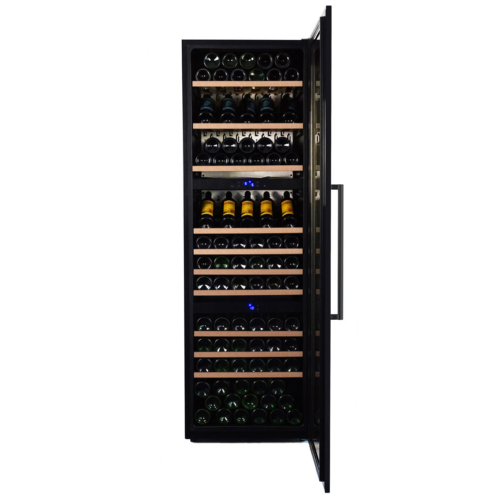 Dunavox Soul - 89 Bottle Triple Zone Integrated Wine Cooler - DX-89.246TSS