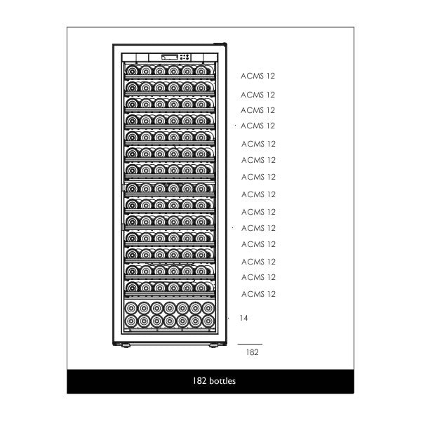 Eurocave - V-Pure L - 182 Bottle Wine Cabinet