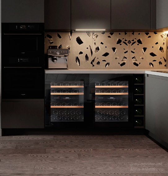 Dunavox - 32 Bottle Glance-32 Dual Zone Integrated Wine Cooler - DAVG-32.80DB.TO