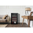 La Sommeliere - 32 Bottle Dual Zone Wine Cooler - SLS32DZBLACK