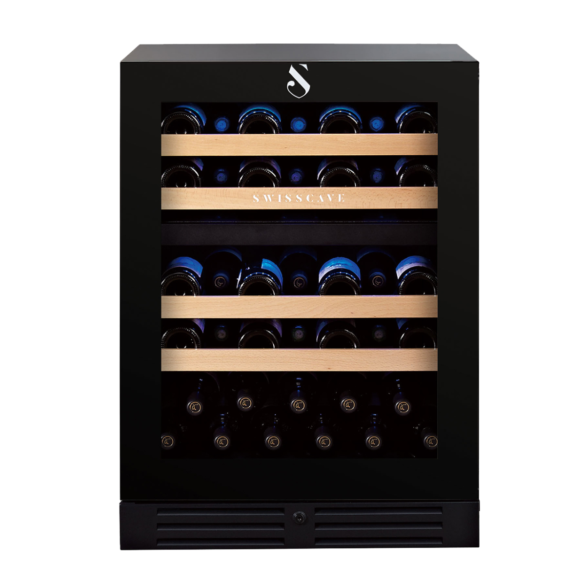Swisscave - Classic Edition 40 Bottle Dual Zone Wine Cooler - WL155DF