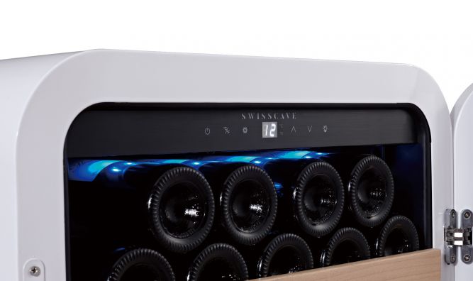 Swisscave - Classic Edition 35 Bottle Single Zone Wine Cooler - WL120F