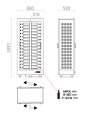Teca Vino by EXPO - Freestanding Wine Wall TE-10 - Home
