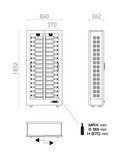 Teca Vino by EXPO - Freestanding Wine Wall TE-10 - Home