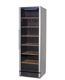Vestfrost - 197 Bottle Dual Zone Wine Cooler - FZ365W-SILVER