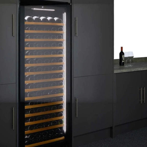 Vin Garde - Meursault 146 Bottle Single Zone Wine Cooler - Black