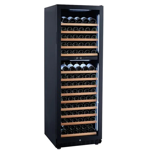 Vin Garde - Pommard 160 Bottle Dual Zone Wine Cooler - Black